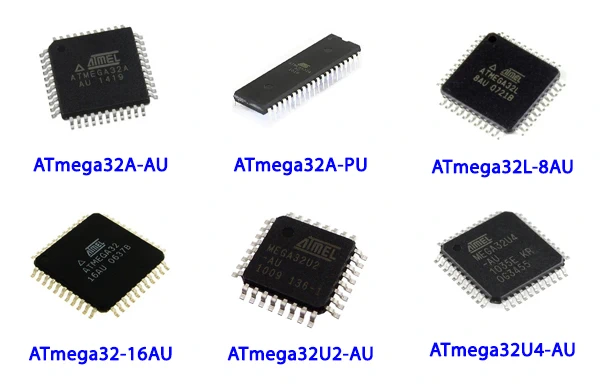 نمونههای میکروکنترلر ATmega32